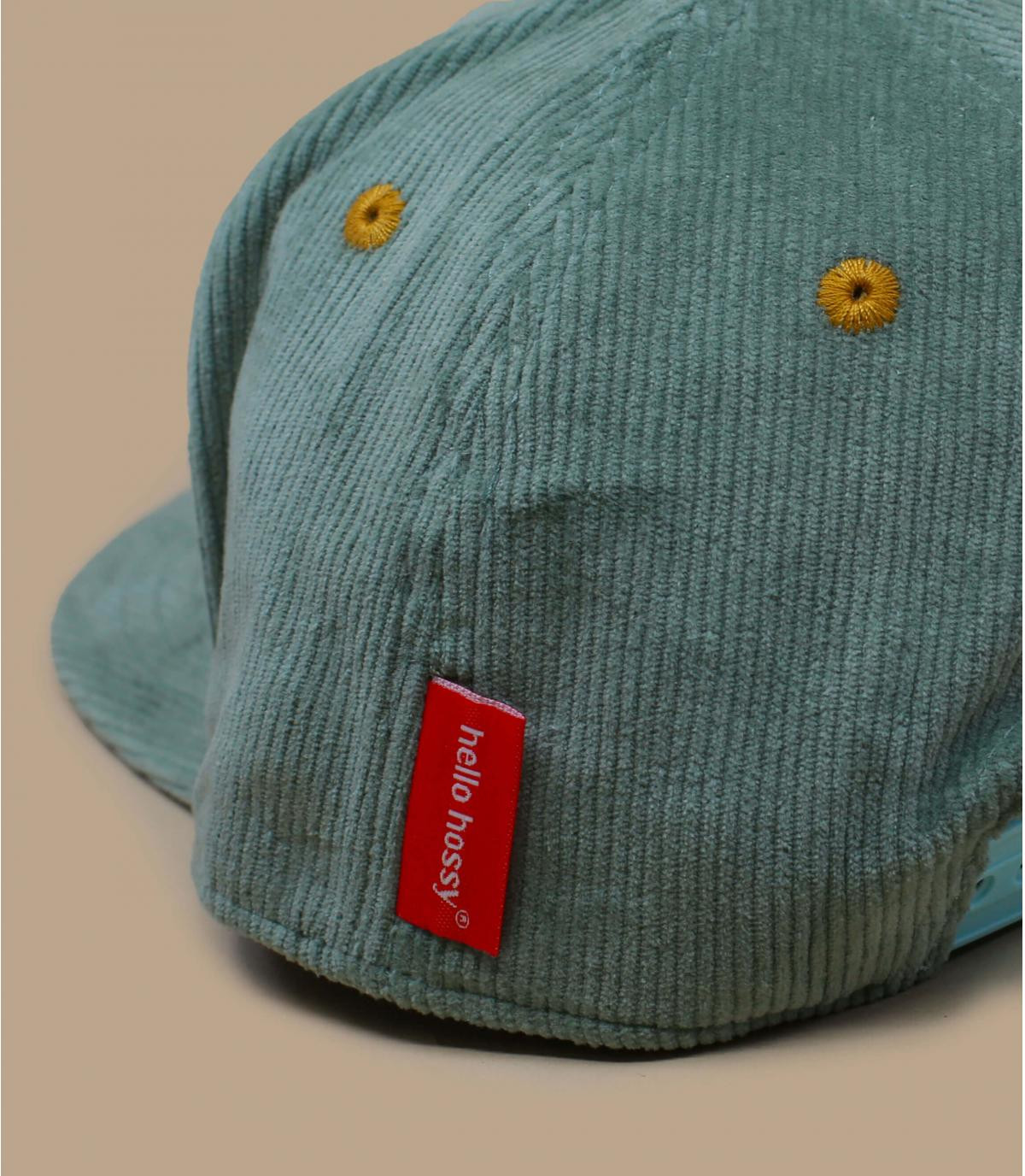 casquette enfant velours bleu